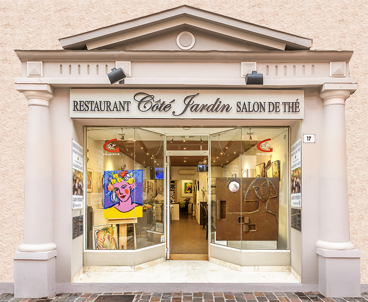 Galerie Regard by Côté Jardin : Restaurant Salon de Thé Galerie d'art Sainte-Maxime