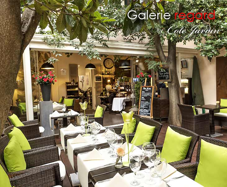 Galerie Regard by Côté Jardin : Restaurant Salon de Thé Galerie d'art Sainte-Maxime